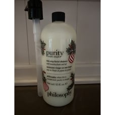 Philosophy Purity Made Simple Facial Cleanser 32oz HOLIDAY EDITION w/Pump SEALED
