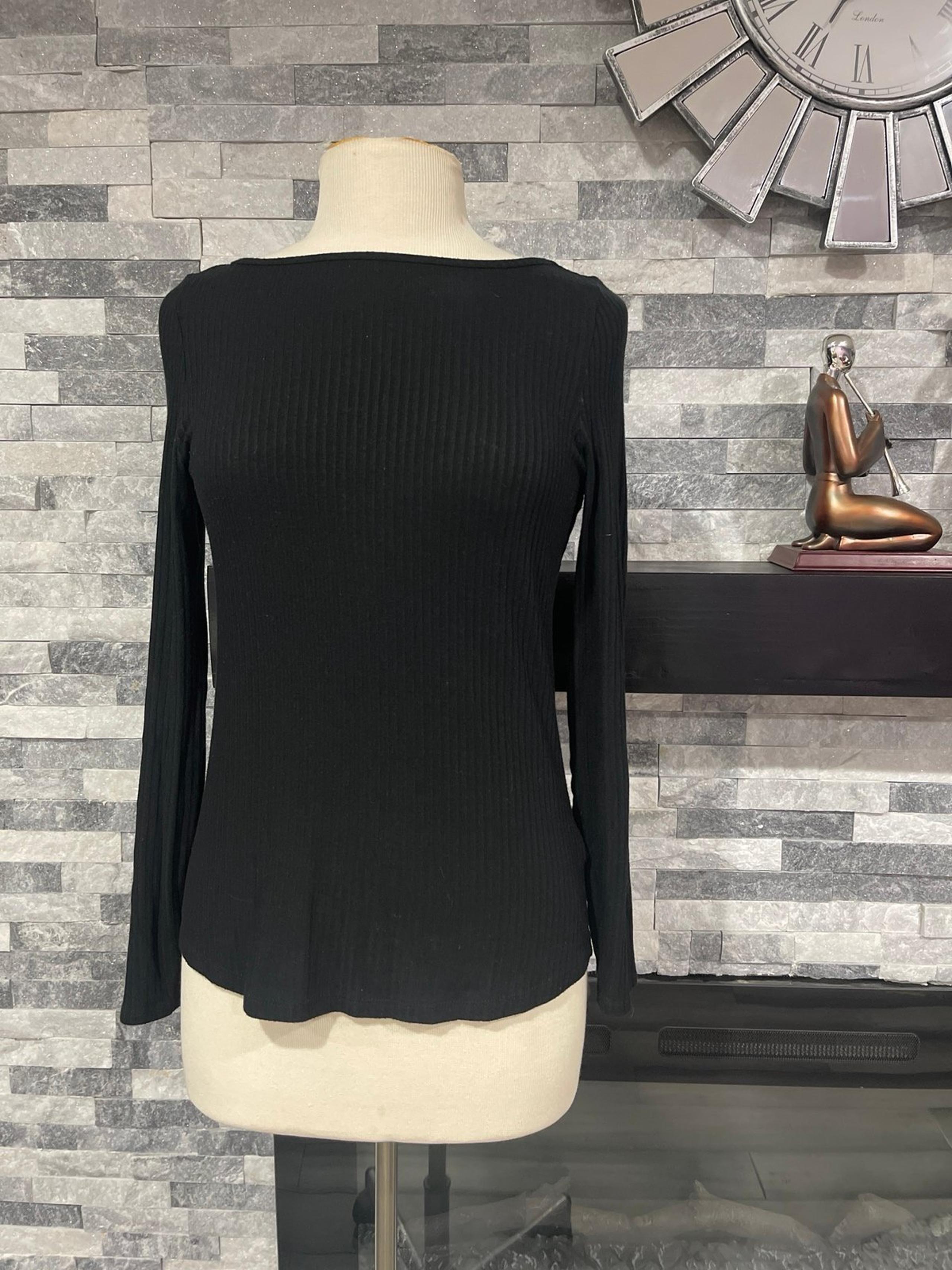 Catherine Malandrino Ruched Top - Black Size S