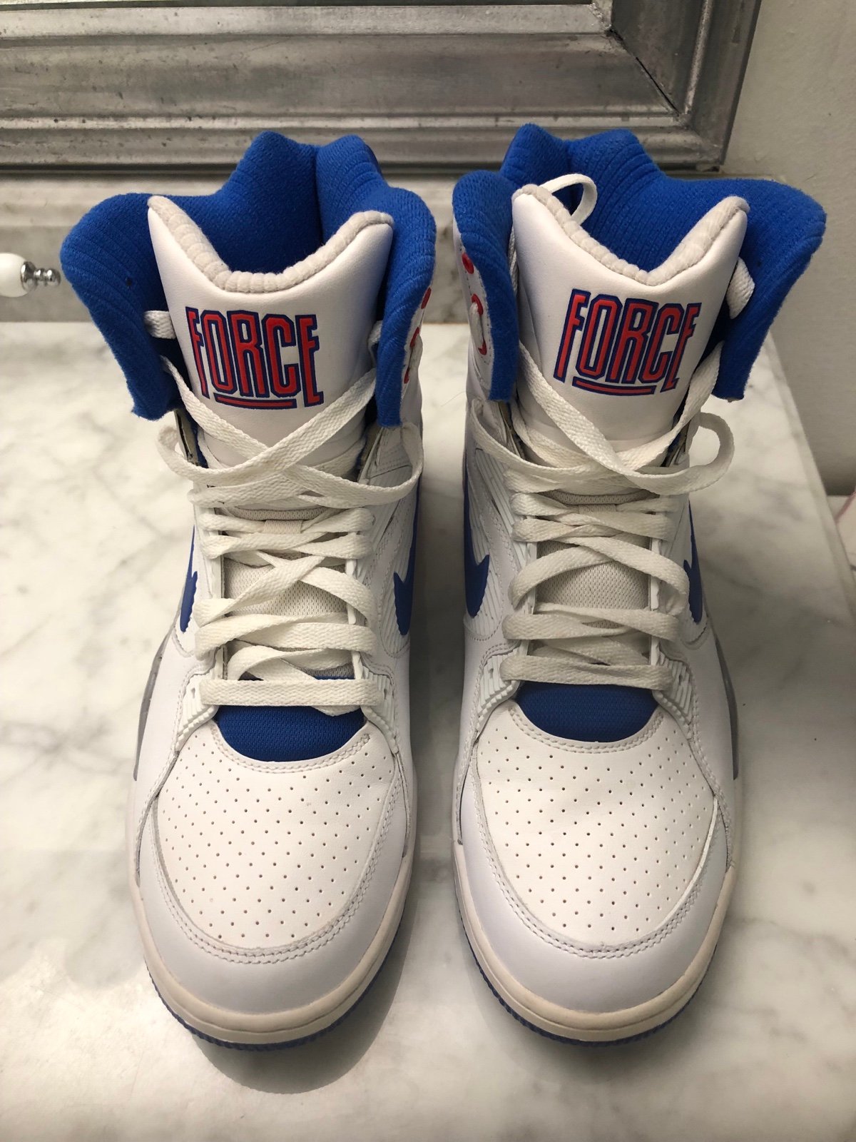 NIKE 2014 AIR COMMAND FORCE 76ers 684715 101 OG RETRO ULTRAMARINE
