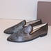 NWT Jon Josef Betta Black Pewter Ponny Loafers Women Size 6