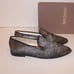NWT Jon Josef Betta Black Pewter Ponny Loafers Women Size 6