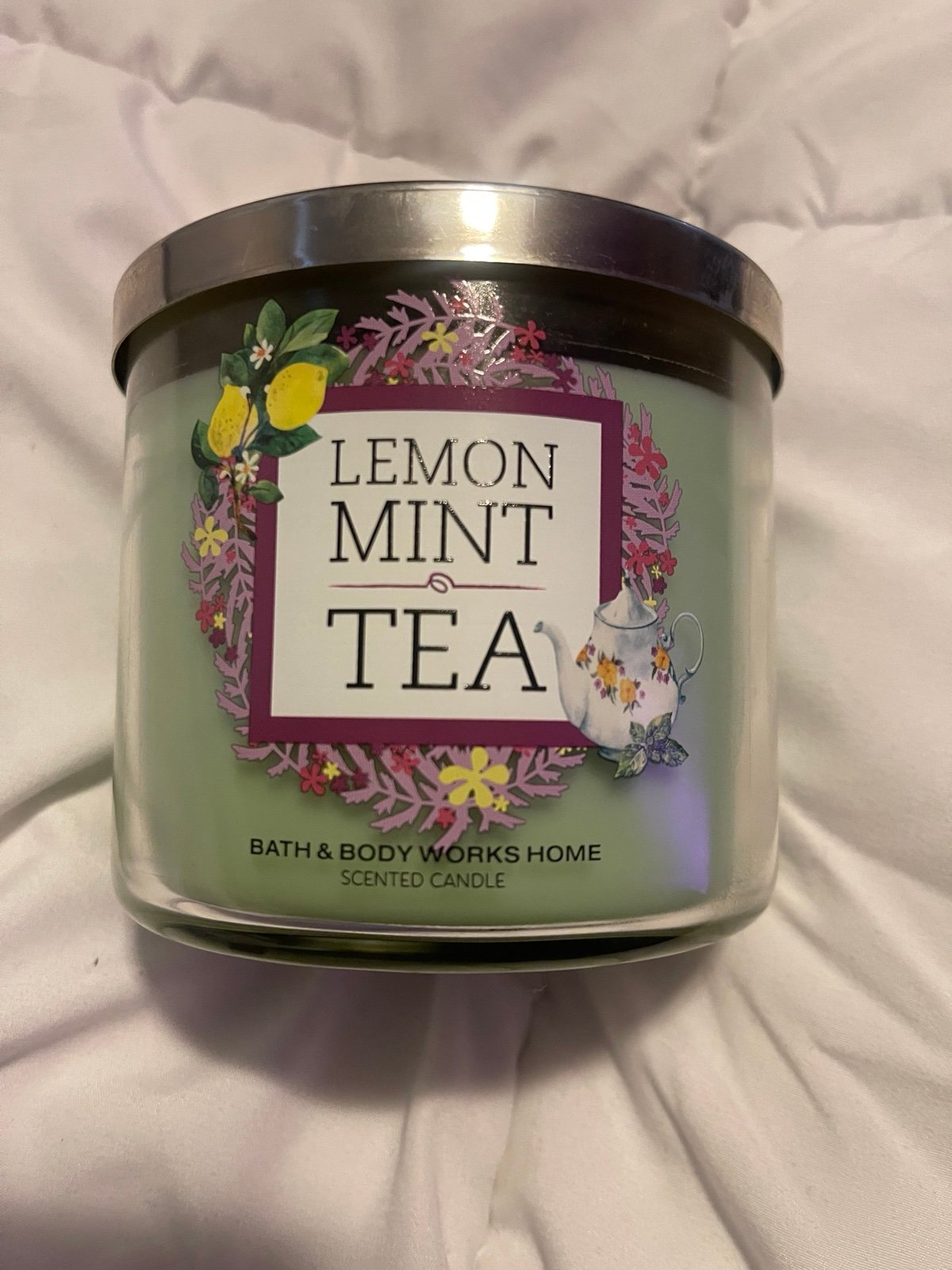 Bath & Body Works Lemon Mint Tea Candle