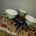 Antique 24k gold dipped tea porcelain cu
