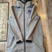 Nike Kansas State Wildcats Gray Dri-Fit Apex Type Trench Zip Up Coat Large