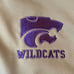 Nike Kansas State Wildcats Gray Dri-Fit Apex Type Trench Zip Up Coat Large