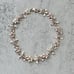 Vintage Sterling Silver Turtle Plumeria Flower CZ Segment Tennis Bracelet 7.5