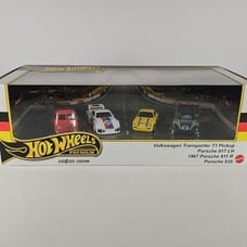 Hot Wheels Premium Collectors Diorama box set - Porsche German Racing - 4x cars