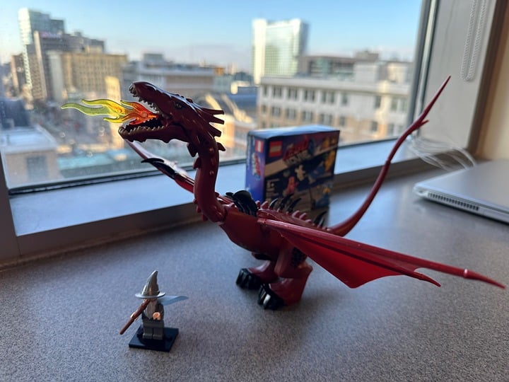 RARE SMAUG DRAGON The Lonely Mountain The Lord of the Rings + Minifigure