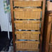 Wicker beauty rack