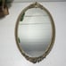 Vintage Mirrored Vanity Tray Floral Detail