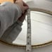 Vintage Mirrored Vanity Tray Floral Detail