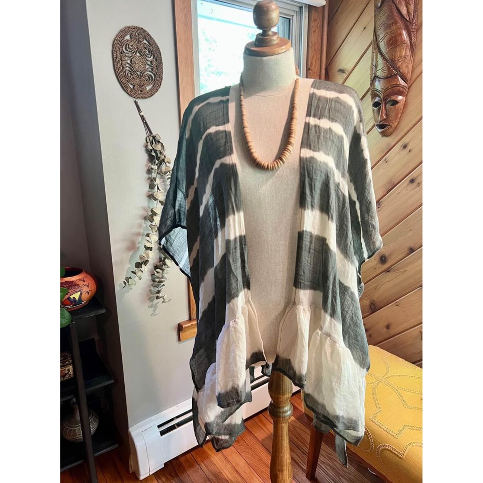 Summer Tie Dye Flowy Kimono