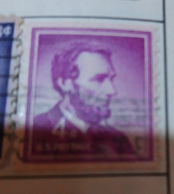 4 cent rare Lincoln stamp