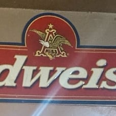 Metal Budweiser Alabama Advertising sign