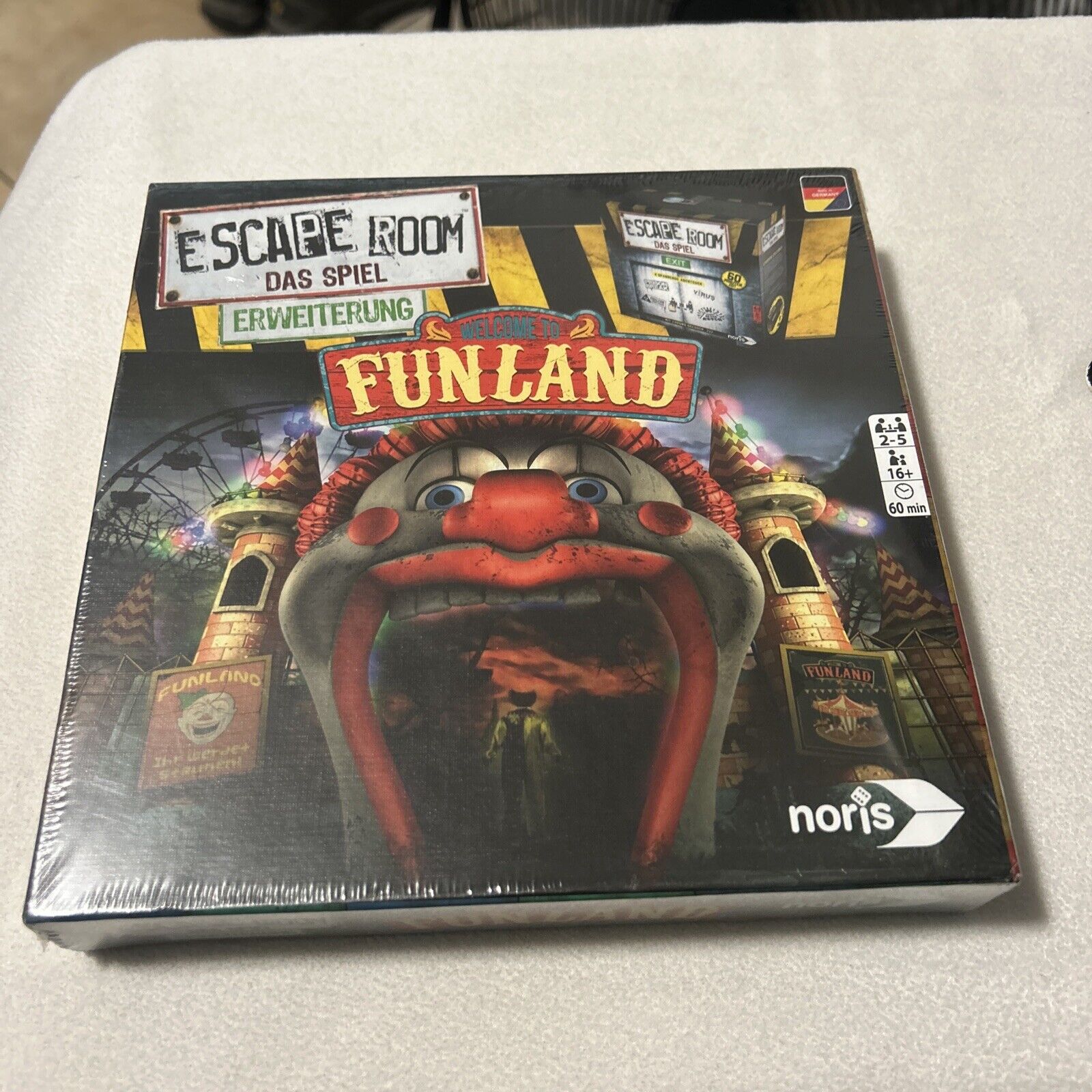 Noris Spiele Noris Escape Room Funland Deduction Children & Adults 60 606101618
