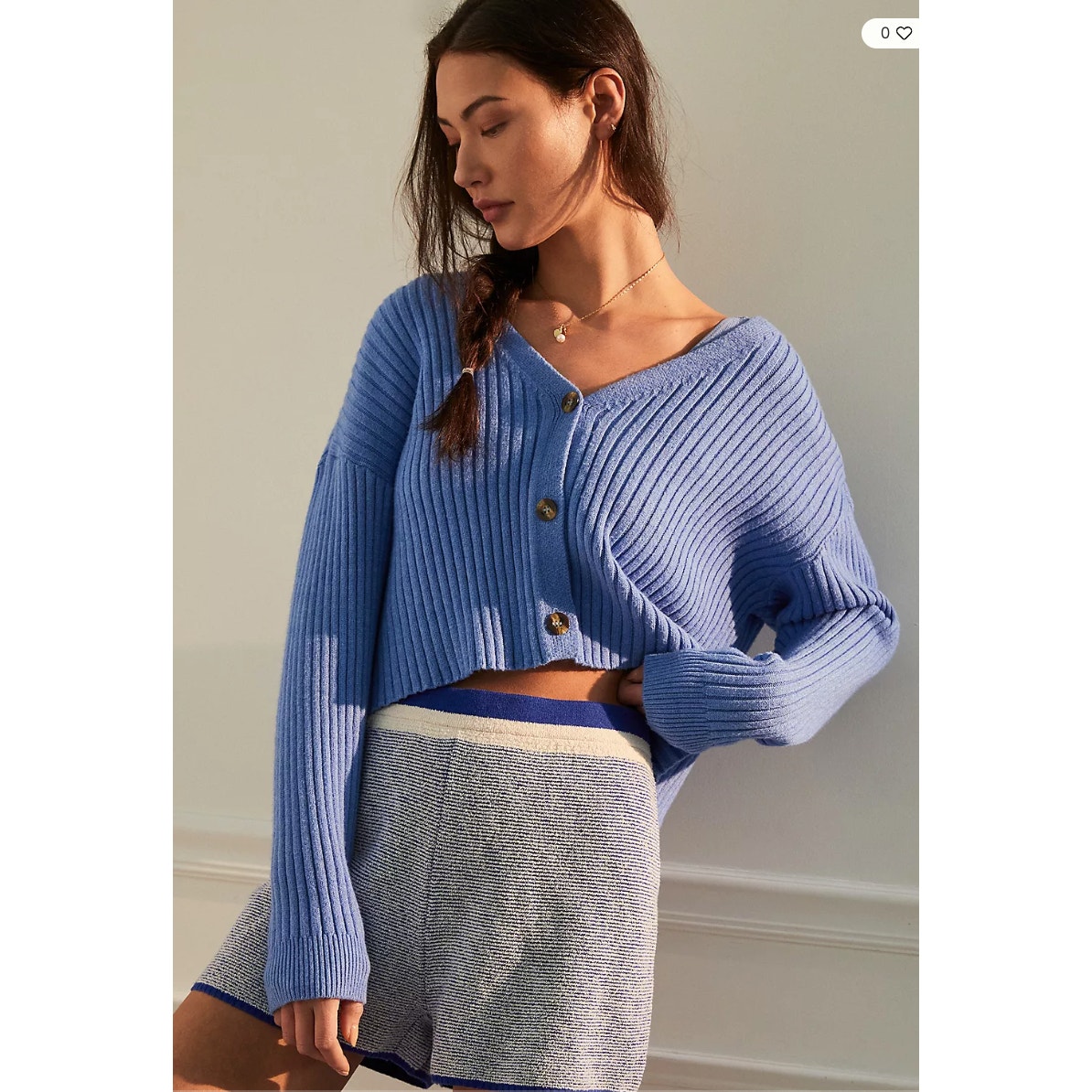 Anthropologie Saturday Sunday Cardigan and Midi Skirt Set