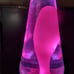 Vintage Rocket ship hot pink lava lamp rare 19-1/2” tall