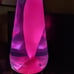 Vintage Rocket ship hot pink lava lamp rare 19-1/2” tall