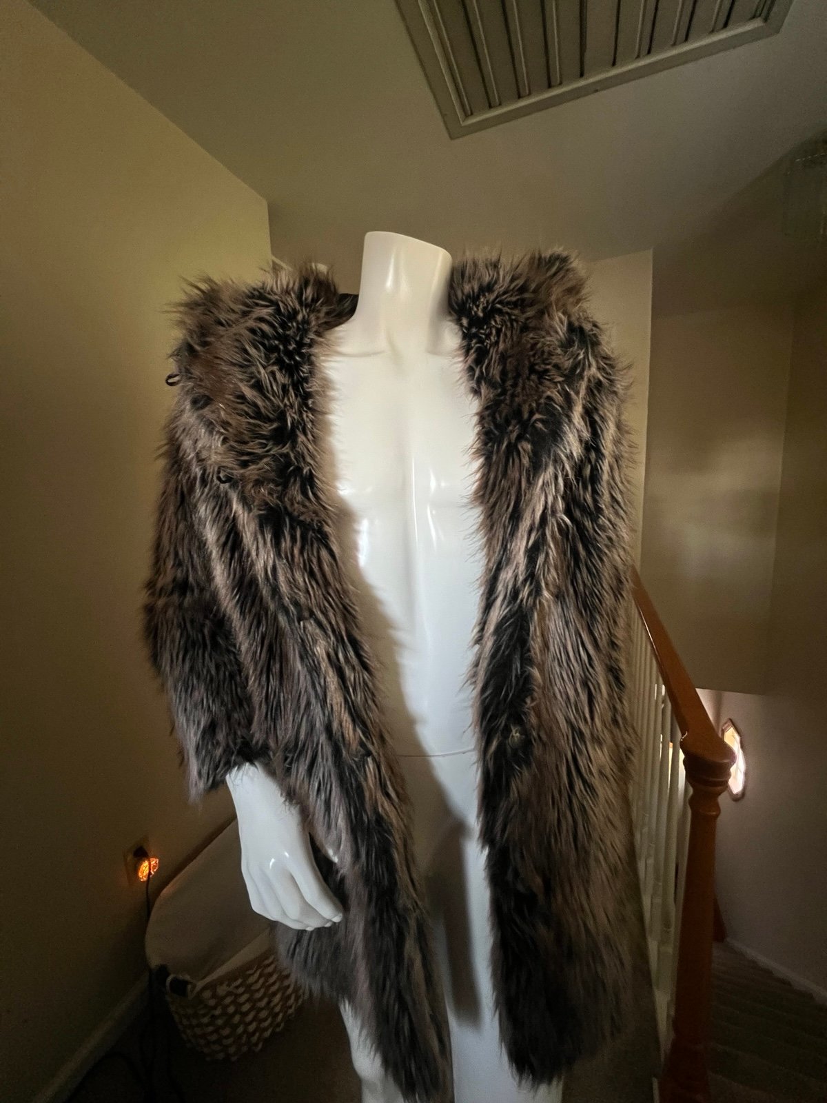 Spirithoods Grey Wolf Faux Fur Coat