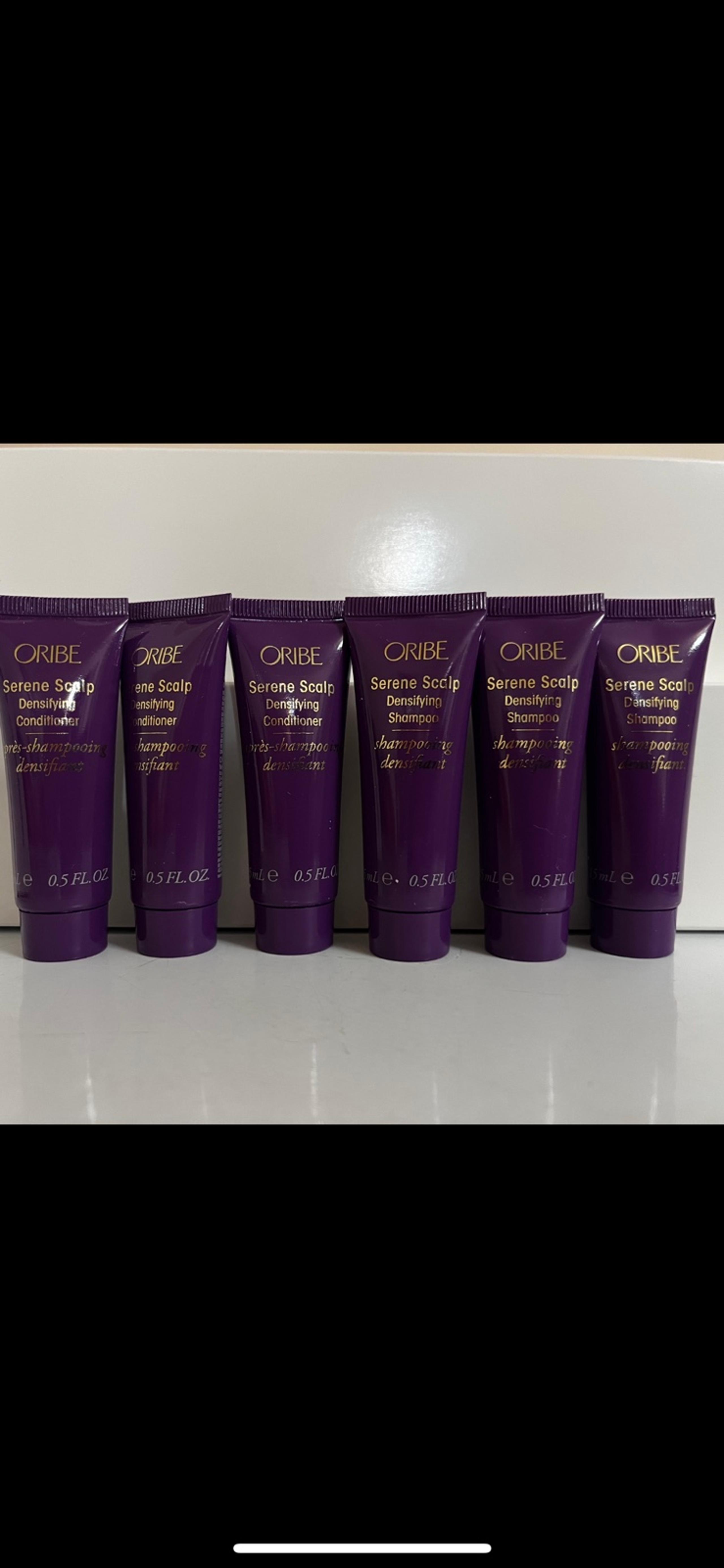 Oribe Serene Scalp Densifying shampoo & Conditioner 0.5 oz