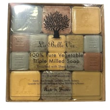 La Belle Vie 100% Pure Vegetable Triple Mill Bar Guest Soap 10 .88 oz & 6 3.5 oz