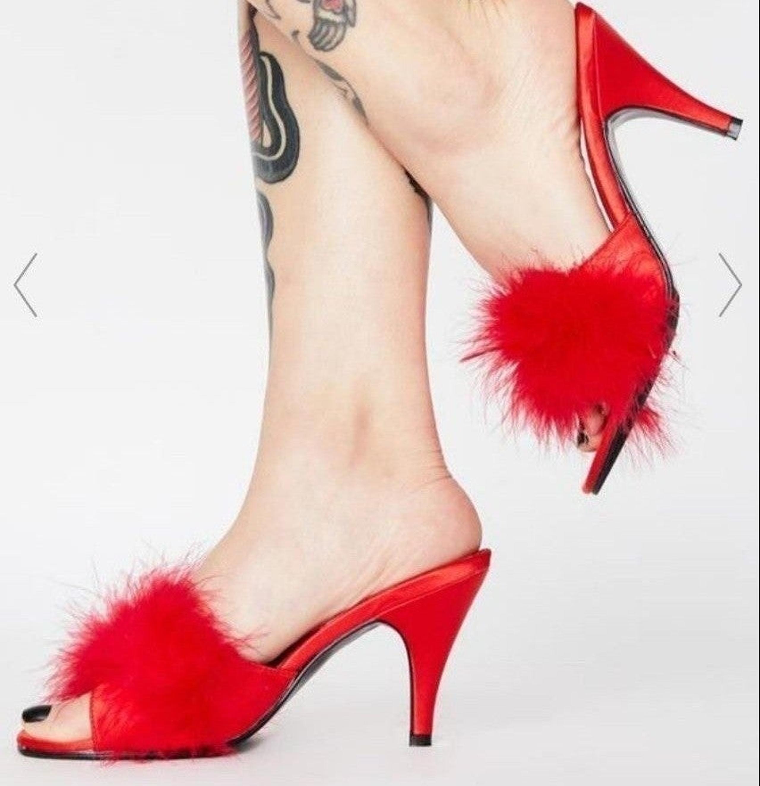 Dolls Kill Fabulicious Princess Fluffy Heels
