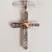 10K Gold Diamond Cross Pendant