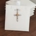 10K Gold Diamond Cross Pendant
