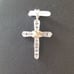 10K Gold Diamond Cross Pendant