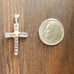 10K Gold Diamond Cross Pendant