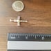 10K Gold Diamond Cross Pendant
