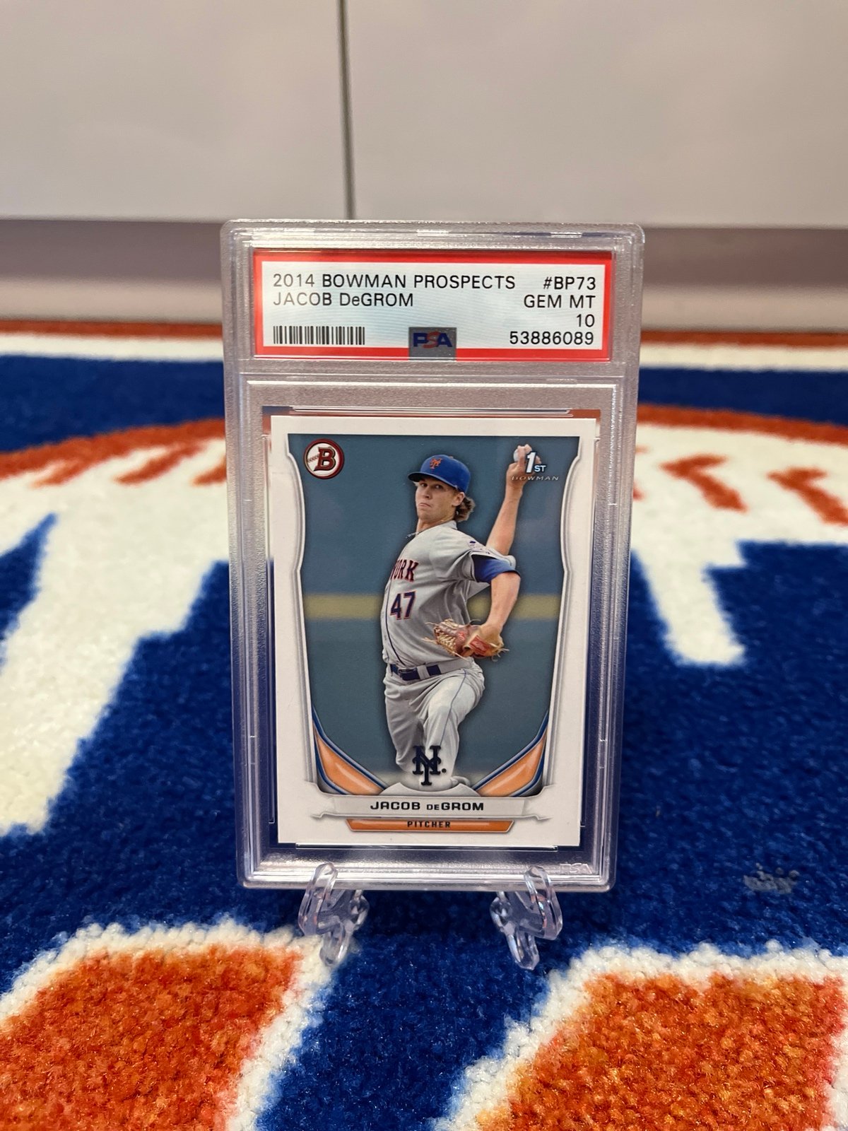 2014 Bowman Prospects Jacob DeGrom PSA 10