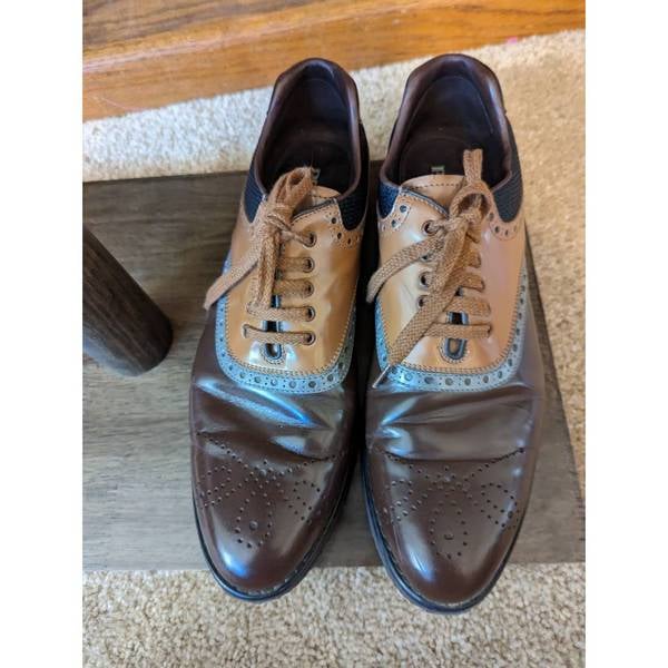 Prada lace up 3 color brogues sz 41mens