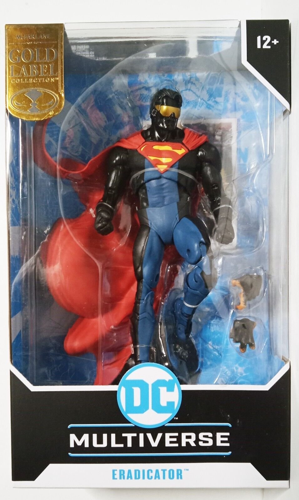 McFarlane DC Multiverse ERADICATOR SHOCK WAVE 7” Figure Walmart Gold Label MIS