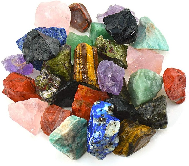 3 lbs Bulk Rough Madagascar Stones Mix Large 1 Natural Raw Stones