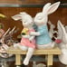 Easter Bunny bench couple decor !