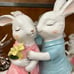Easter Bunny bench couple decor !