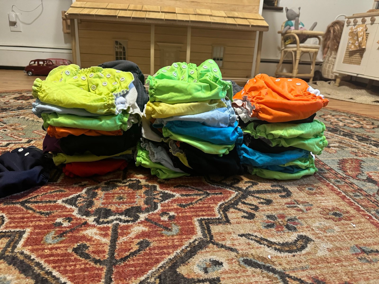 Size 2 applecheek envelope cloth diapers LOT