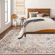 39X55 IN Soft Fluffy Dove Velvet Area Rugs SIO5