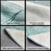 39X55 IN Soft Fluffy Dove Velvet Area Rugs SIO5