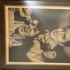 Elvis Presley Art Print By Harold Rigsby!!! RARE!!! Only 2000 Made! 1204/2000
