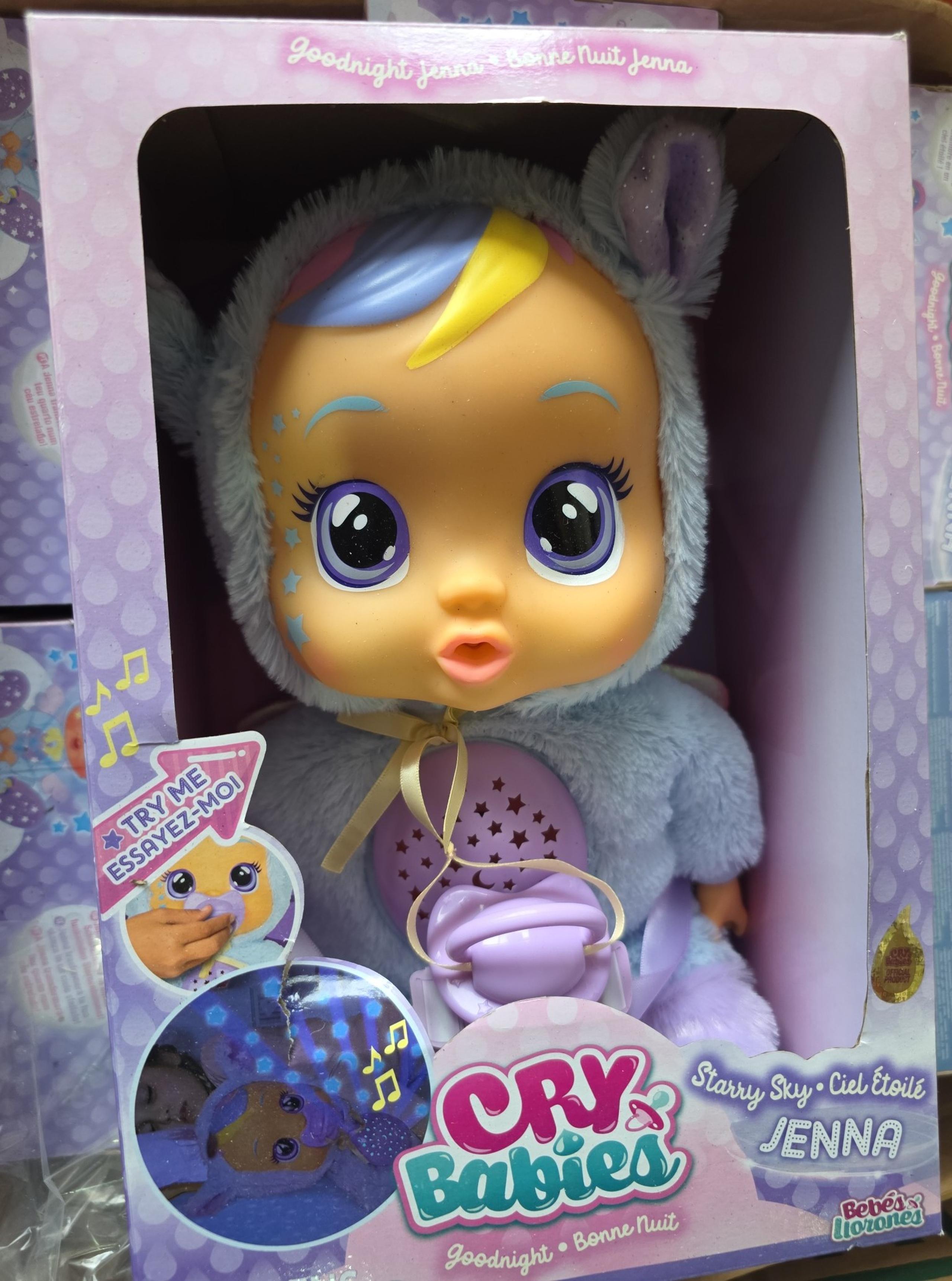 Cry Babies Magic Tears Goodnight Starry Sky Jenna Baby Doll with Night Light
