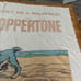 Coppertone beach towel vintage 1950s