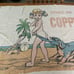 Coppertone beach towel vintage 1950s