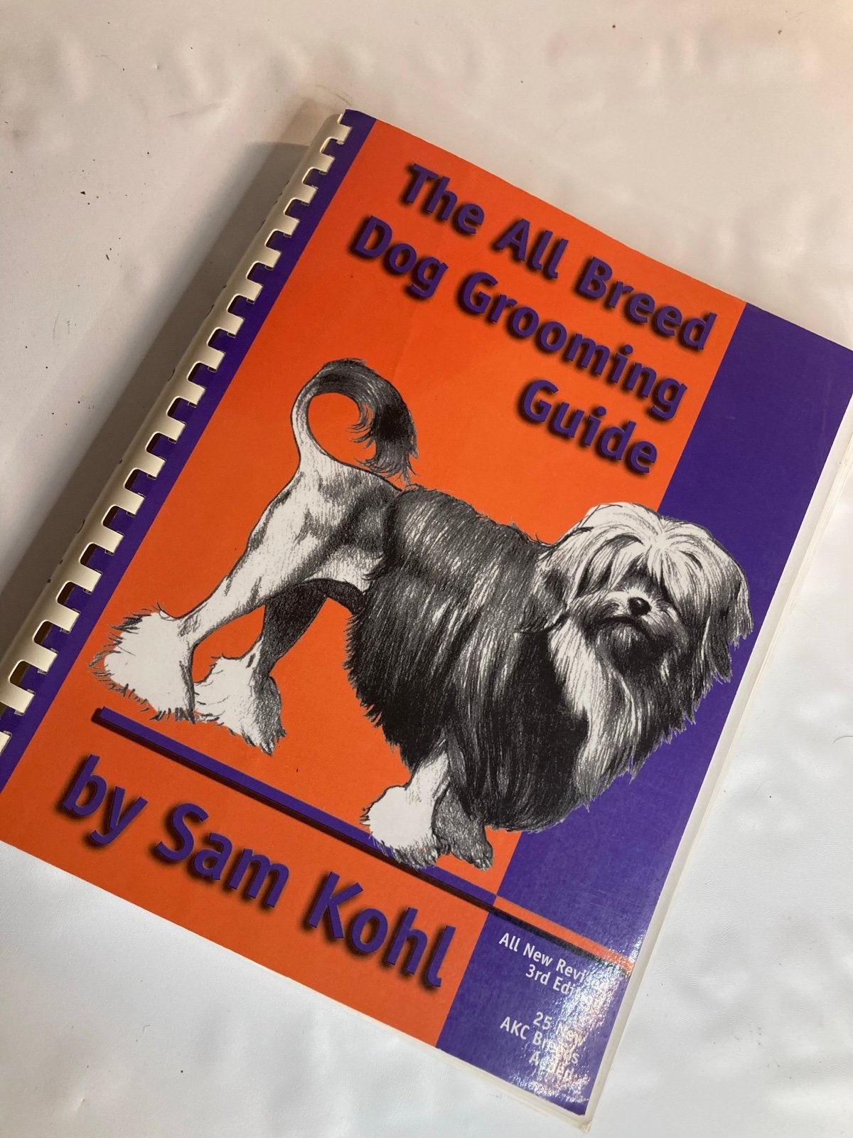 The All Breed Dog Grooming Guide - Plastic Comb, by Sam Kohl