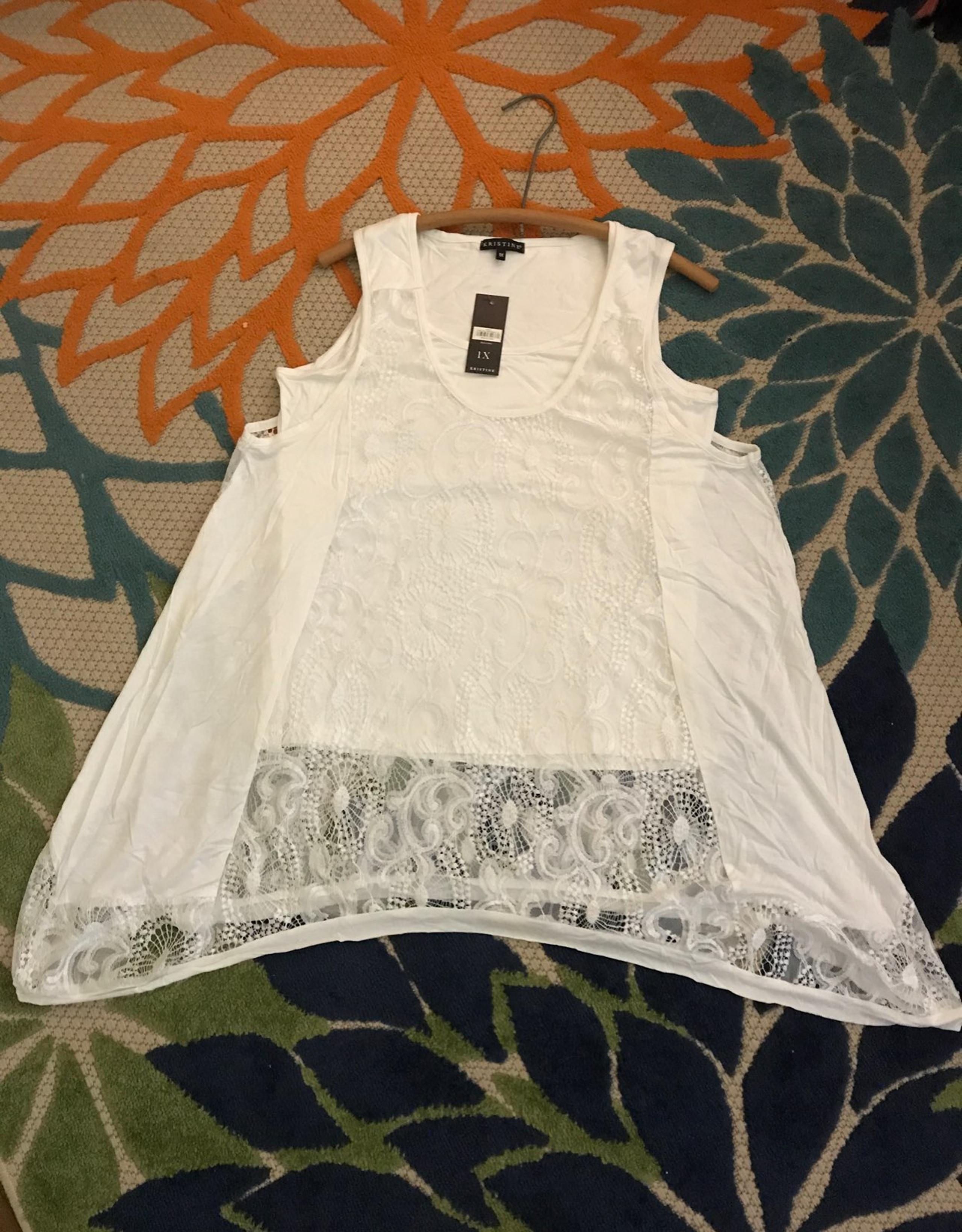 Kristine 2 piece lace tank with cami