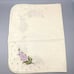 Linen Placemats & Napkins Hand Embroidered Set of 4 Ecru Purple Vintage