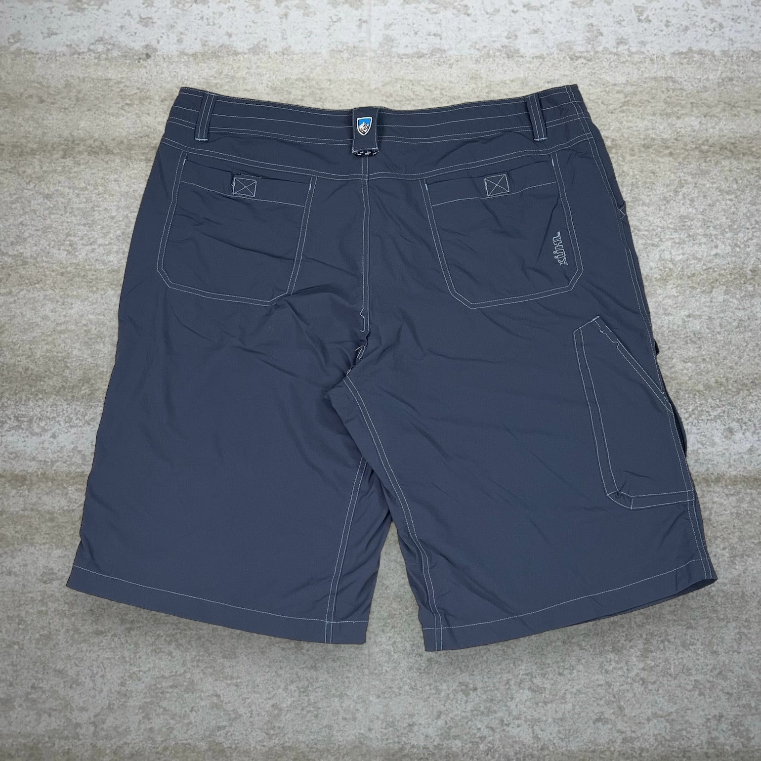 Kuhl Lightweight Hiking Shorts Dark Grey Polyester 13 Inseam