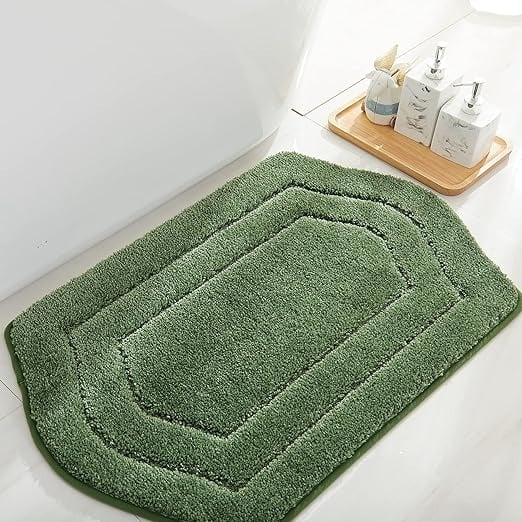 Extra Thick Bath Rugs for Bathroom - Anti-Slip Bath Linen Sets Mats Soft