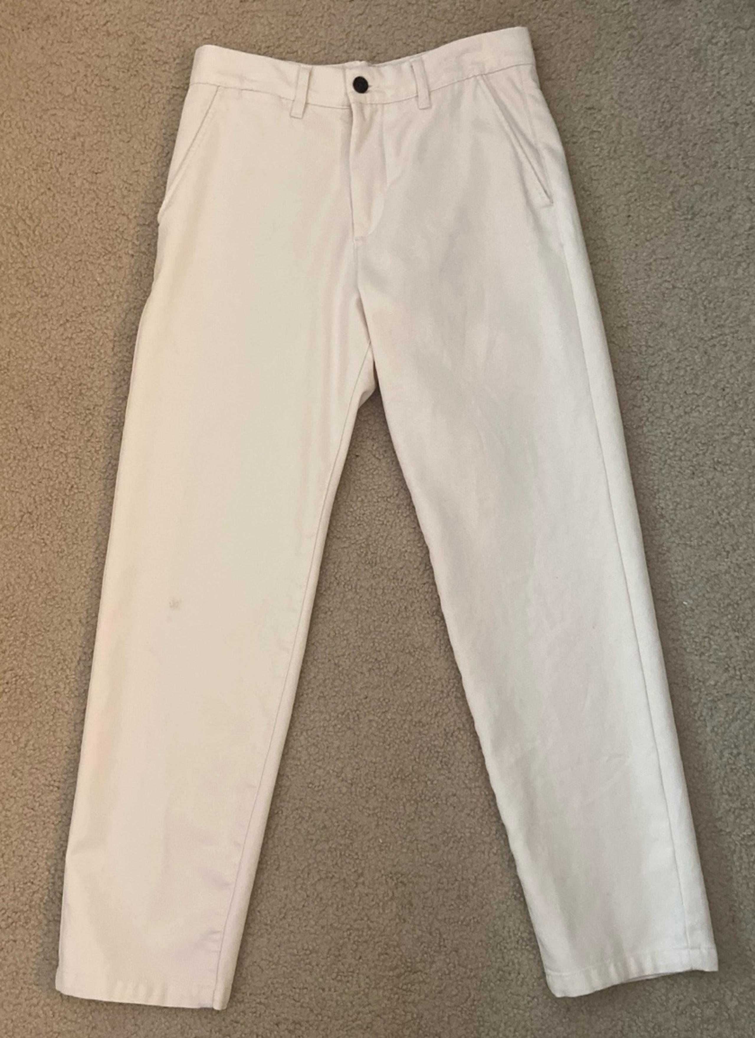 Cream Chinos